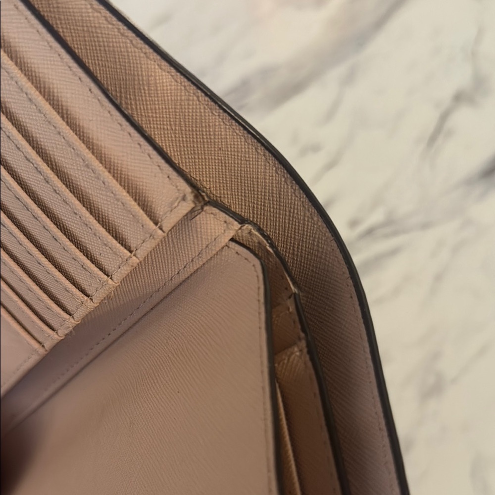 Michael Kors Pink Saffiano Leather Wallet - Picture 6 of 6